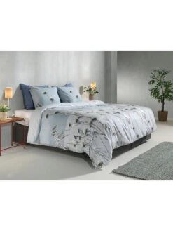 Flanell-Bettwäsche-Set "Nashwa" In Blau 9 Flanell-Bettwäsche-Set "Nashwa" In Blau -Haus & Harmonie zo home flanell bettwasche set nashwa in blau 2