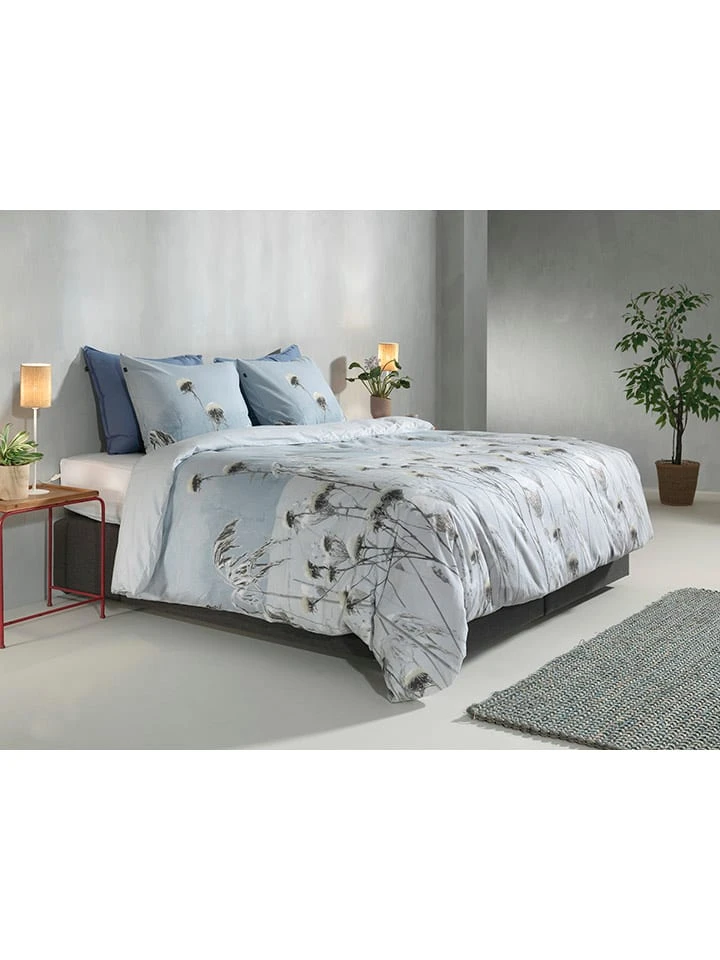 Flanell-Bettwäsche-Set "Nashwa" In Blau 5 Flanell-Bettwäsche-Set "Nashwa" In Blau – Bild 3