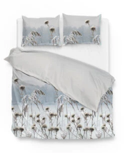 Flanell-Bettwäsche-Set "Nashwa" In Blau